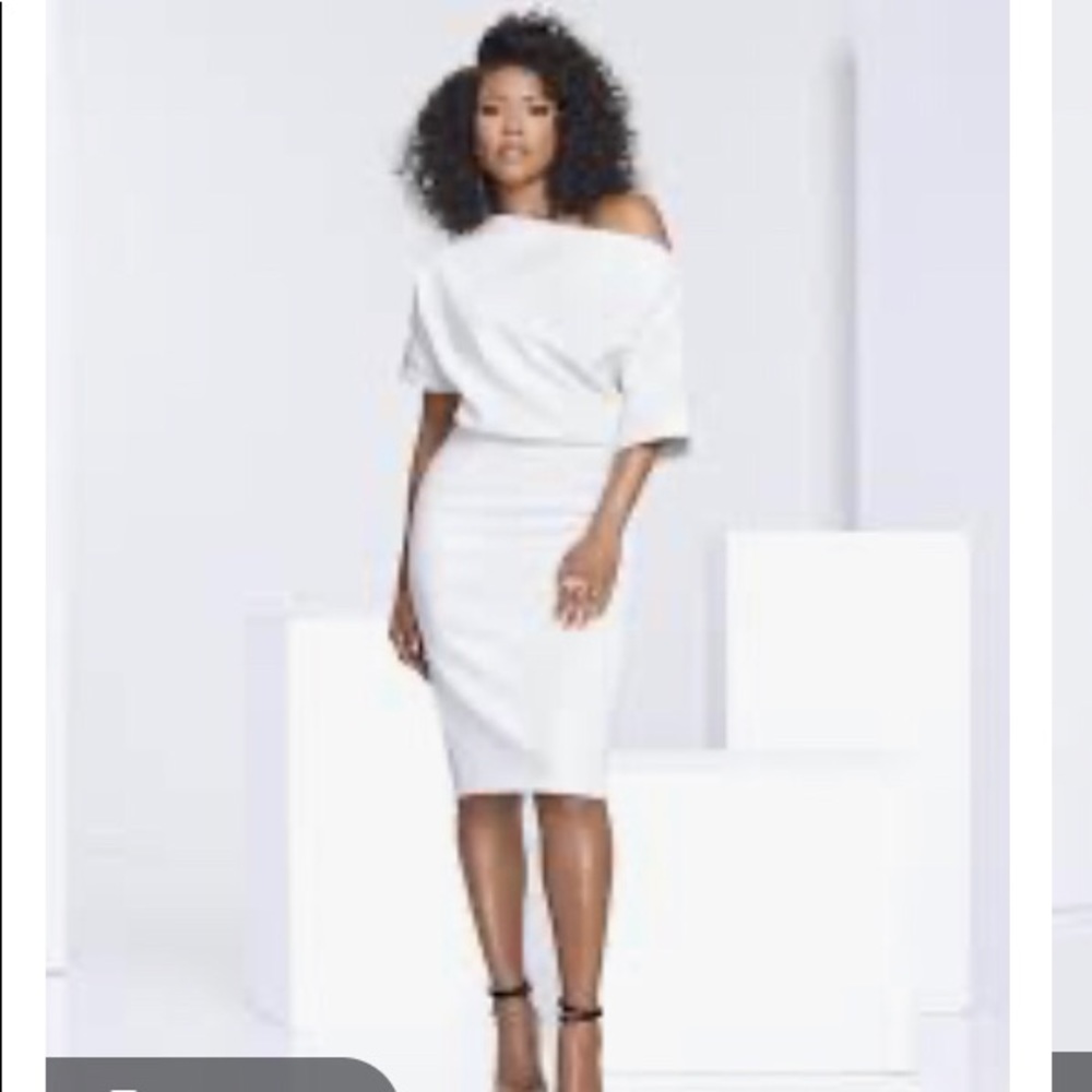 White Off Shoulder Dress